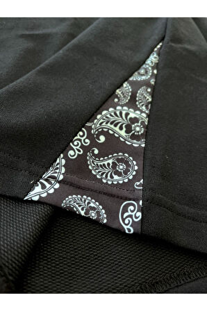 Erkek Gri Man Baskılı Desenli Şort