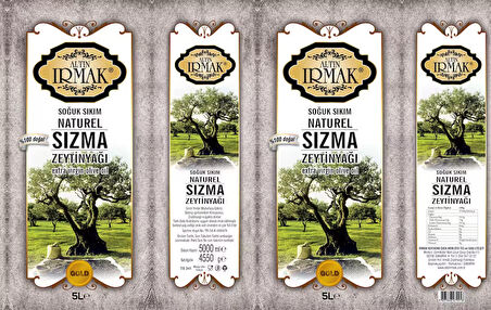 altınırmak GOLD PREMİM GURME filtresiz soğuk sıkım naturel sızma zeytinyağı 5lt+5lt= 10lt altın ırmak zeytinyağları ailesinden Daha YEŞİL bir DÜNYA için zeytin fidanı hediye 