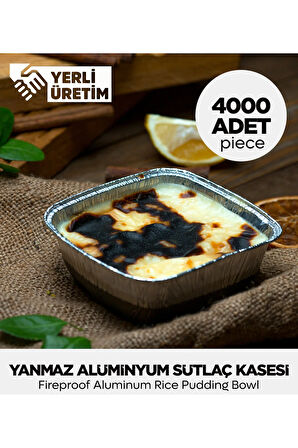Alüminyum Sütlaç Kasesi - 4.000 Adet