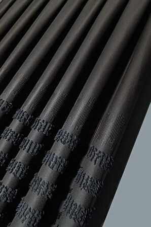 Alvin Pano Fon Perde 1x3 Sık Pile Tek Kanat - Bohem ve İskandinav Mobilya Desenlerine Uyumlu