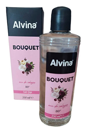 Cam Şişe BOUQUET Kolonyası 80 Derece 250ml