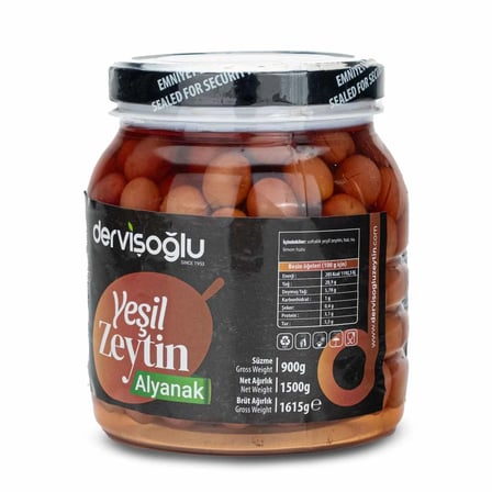 Alyanak Yeşil Zeytin XL 900 gr