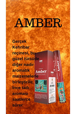 Amber Kötü Enerji Tütsüsü 20 çubuk
