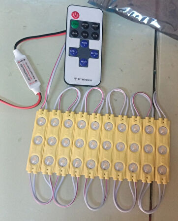 Çakar Modül Led Amber Renk 10 Adet