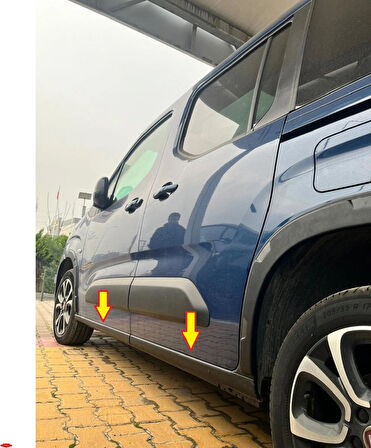 Fiat Doblo Yan Marşpiyel kaplaması 4 parça ABS 2019-2025 Arası