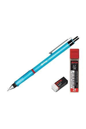 6 Adet Stabilo Boss Original Fosforlu Kalem + 1 Adet Rotring Mavi 0.7 Uçlu Kalem Seti Uç ve Silgi Hediye