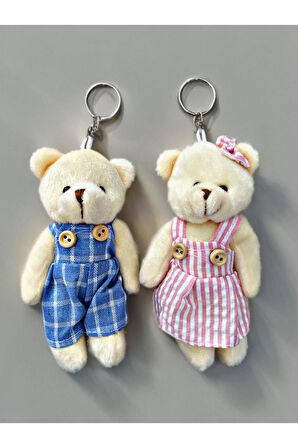 Sevgili Peluş Anahtarlık & Çanta Süsü 12 cm Çok Renkli