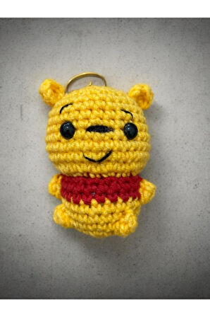 El Örgüsü Amigurumi Anahtarlık – Sevimli El Yapımı Çanta & Anahtar Aksesuarı 7-8 cm
