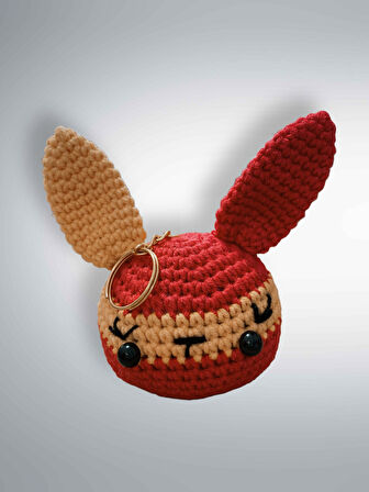 Amigurumi Anahtarlık 7-8 cm Sevimli El Örgüsü Hediyelik Anahtar ve Çanta Aksesuarı