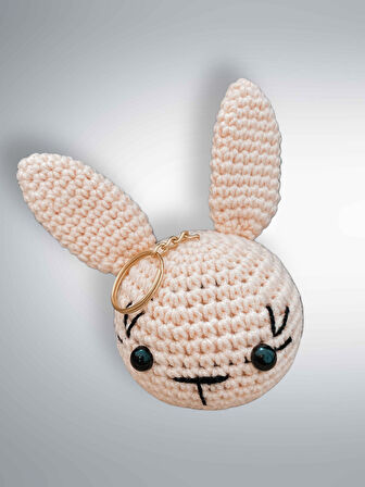 Amigurumi Anahtarlık 7-8 cm Sevimli El Örgüsü Hediyelik Anahtar ve Çanta Aksesuarı