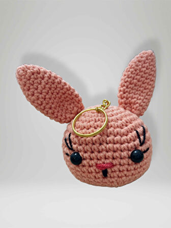 Amigurumi Anahtarlık 7-8 cm Sevimli El Örgüsü Hediyelik Anahtar ve Çanta Aksesuarı