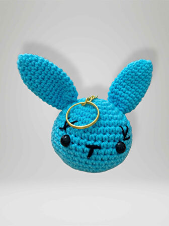 Amigurumi Anahtarlık 7-8 cm Sevimli El Örgüsü Hediyelik Anahtar ve Çanta Aksesuarı