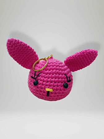 Amigurumi Anahtarlık 7-8 cm Sevimli El Örgüsü Hediyelik Anahtar ve Çanta Aksesuarı