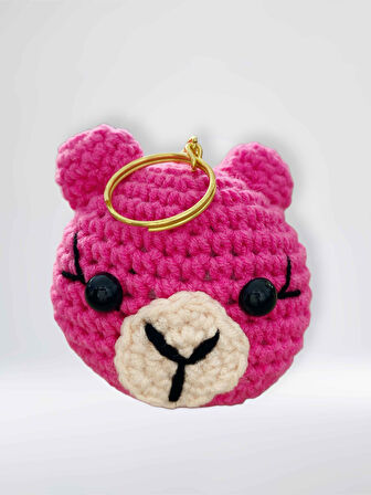 Amigurumi Anahtarlık 7-8 cm Sevimli El Örgüsü Hediyelik Anahtar ve Çanta Aksesuarı