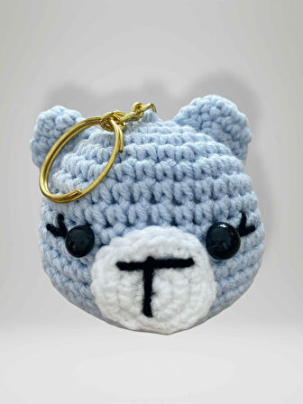Amigurumi Anahtarlık 7-8 cm Sevimli El Örgüsü Hediyelik Anahtar ve Çanta Aksesuarı