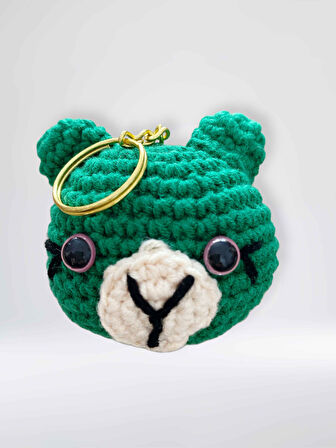 Amigurumi Anahtarlık 7-8 cm Sevimli El Örgüsü Hediyelik Anahtar ve Çanta Aksesuarı