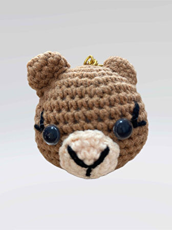 Amigurumi Anahtarlık 7-8 cm Sevimli El Örgüsü Hediyelik Anahtar ve Çanta Aksesuarı