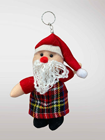 YILBAŞI Temalı Peluş Anahtarlık Çanta Süsü Ağaç Süsü Dekor Süsü Hediye (13-15 cm) (kod:118)