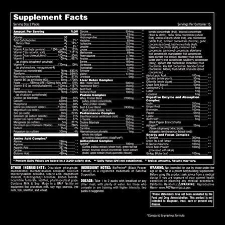 Universal Animal Pak - Convenient Multivitamin for Men & Women Daily All-in-One Vitamin & Supplement Pack - Zinc, Vitamins Amino Acids and Immune Support - Sports Nutrition Performance - 30 Pack