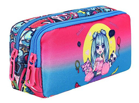Anime  Baskılı Kalem Kutu