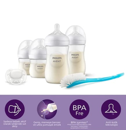 Doğal Tepkili Natural Response PP Hoşgeldin Bebek Hediye Seti