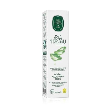Doğal Diş Macunu 90 Gr Aloe Vera
