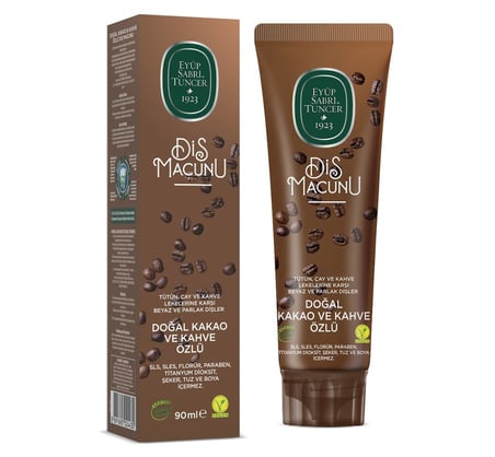Doğal Diş Macunu 90 Gr Kakao & Kahve Özlü