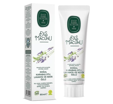 Doğal Diş Macunu 90 Gr Karabaş Otu & Lavanta ve Kekik Özlü