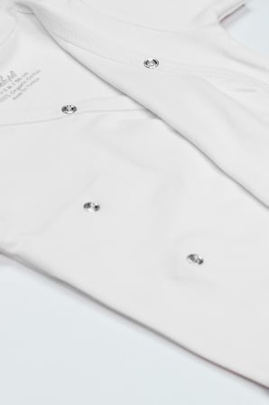 Organik Natural Basic Style Kruvaze Uzun Kol Body BS17102 Beyaz