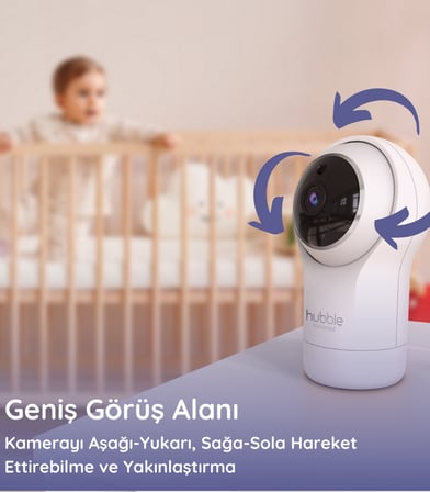 Hubble Nursery View Pro 5 Dijital Bebek Kamerası HBL11