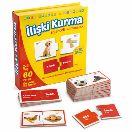 1437 Eğlenceli Bulmacalar - İlişki Kurma / 2-6 yaş