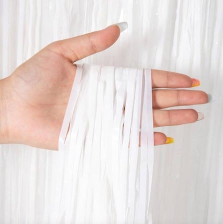 Soft Beyaz Renk Duvar ve Kapı Perdesi İthal 100x200 cm