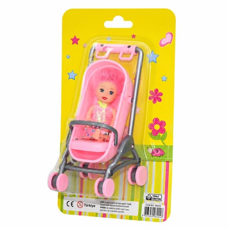 02424  Anlily Pusetli Bebek / Kartela / +3 yaş