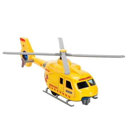Sesli ve Işıklı Çek Bırak Die Cast Helikopter