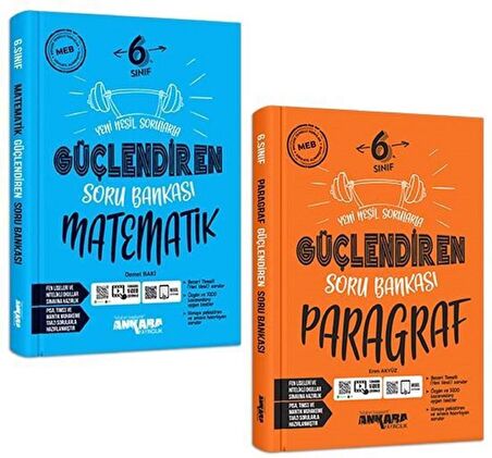 Ankara 6. Sınıf Matematik + Paragraf Güçlendiren Soru Seti 2 Kitap 2023