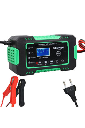 UCOMEN UC-C120501A 12V 6A YEŞİL LED GÖSTERGELİ AKÜ ŞARJ CİHAZI