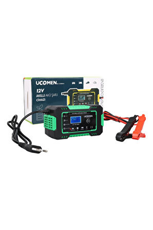 UCOMEN UC-C120501A 12V 6A YEŞİL LED GÖSTERGELİ AKÜ ŞARJ CİHAZI