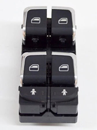 Dörtlü Cam Düğmesi Nikelajlı A6 2011 4G0959851 AtiParts