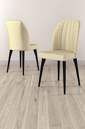 Daisy Siyah Mermer Desen 80x132 Açılabilir MDF Mutfak Masa Takımı 6 Sandalye