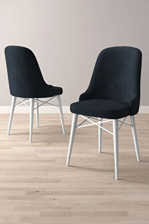 Fonza Beyaz Mermer Desen 80x132 MDF Açılabilir Mutfak Masası Takımı 6  Sandalye