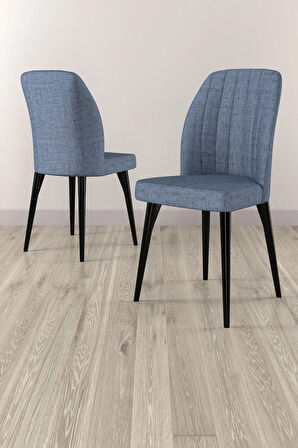 Elis Siyah Mermer Desen 80x132 Açılabilir Masa Takımı 4 Sandalye, 1 Bench