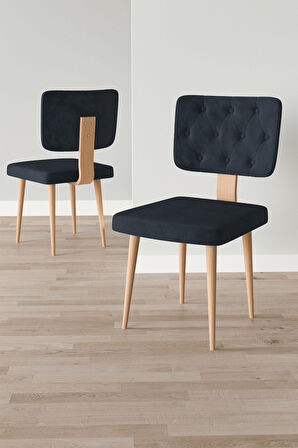 Lars Atlantik 80x132 Açılabilir Mdf Masa Yemek Odası Takımı,Mutfak Takımı 4 Adet Sandalye