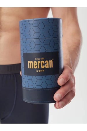 3'lü Antrasit Modal Boxer