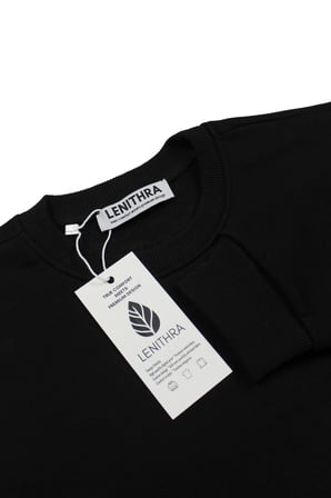 Lenithra Attack on Titan Sırt Baskılı Unisex Oversize Sweatshirt Siyah / M