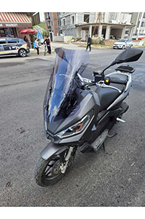 MOTOCAM Apachi Ventro 150 Siperlik Ön Cam 2023-2025 Model 57cm Füme Renkli 4mm