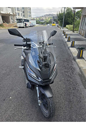 MOTOCAM Apachi Ventro 150 Siperlik Ön Cam 2023-2025 Model 57cm Şeffaf Renkli 4mm