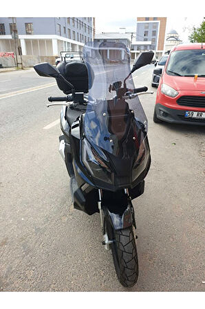 MOTOCAM Apachi Ventro 150 Siperlik Ön Cam 2023-2025 Model 65cm Füme Renkli 4mm