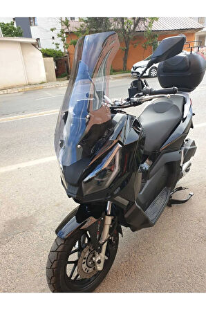 MOTOCAM Apachi Ventro 150 Siperlik Ön Cam 2023-2025 Model 65cm Füme Renkli 4mm