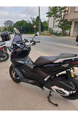 MOTOCAM Apachi Ventro 150 Siperlik Ön Cam 2023-2025 Model 65cm Füme Renkli 4mm