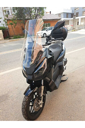 MOTOCAM Apachi Ventro 150 Siperlik Ön Cam 2023-2025 Model 65cm Şeffaf Renkli 4mm